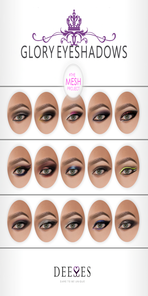 Deesses_ Glory - Eyeshadows set - for #TMP mesh head