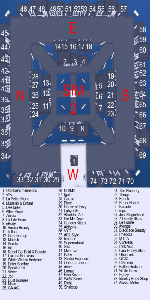 SKIN FAIR 2016 MAP - SIM 2 - 1024